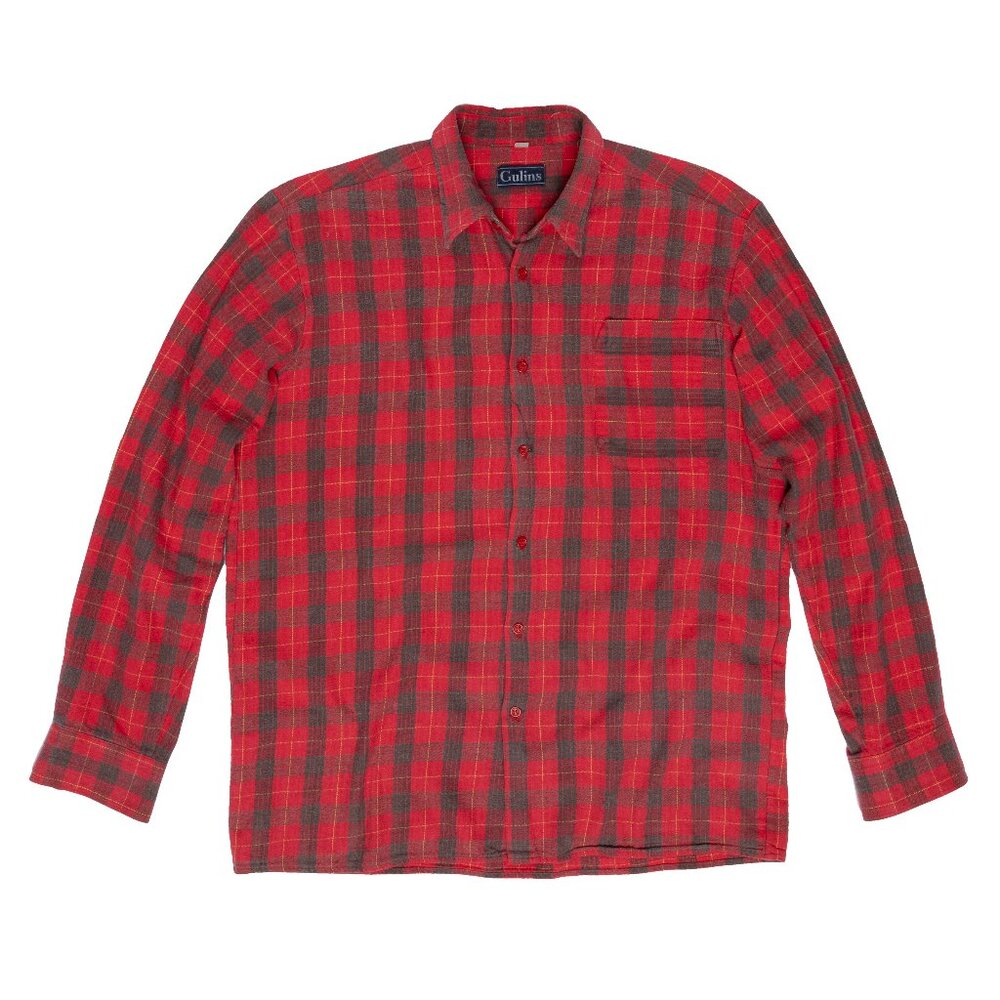 Gulins (Sweden) Vintage Royal Stewart Tartan Flannel Shirt : L